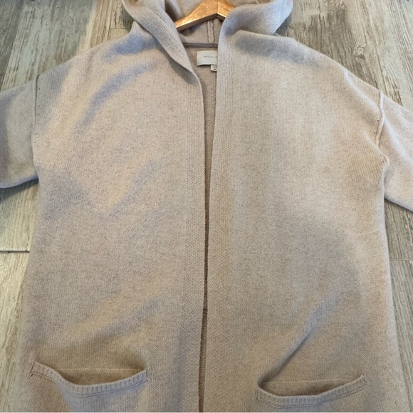 Brochu Walker Ali Hooded Cardigan Sweater Cashmere - Picture 11 of 11
